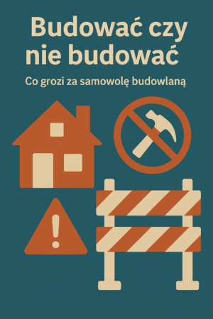 Budować czy nie budować - Co grozi za samowolę budowlaną